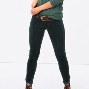 Cabi Green Skinny corduroy
